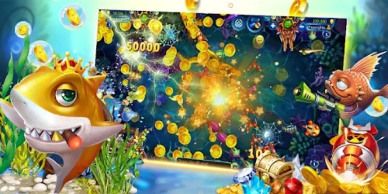 Experience playing 5D fish shooting to always win big bonuses